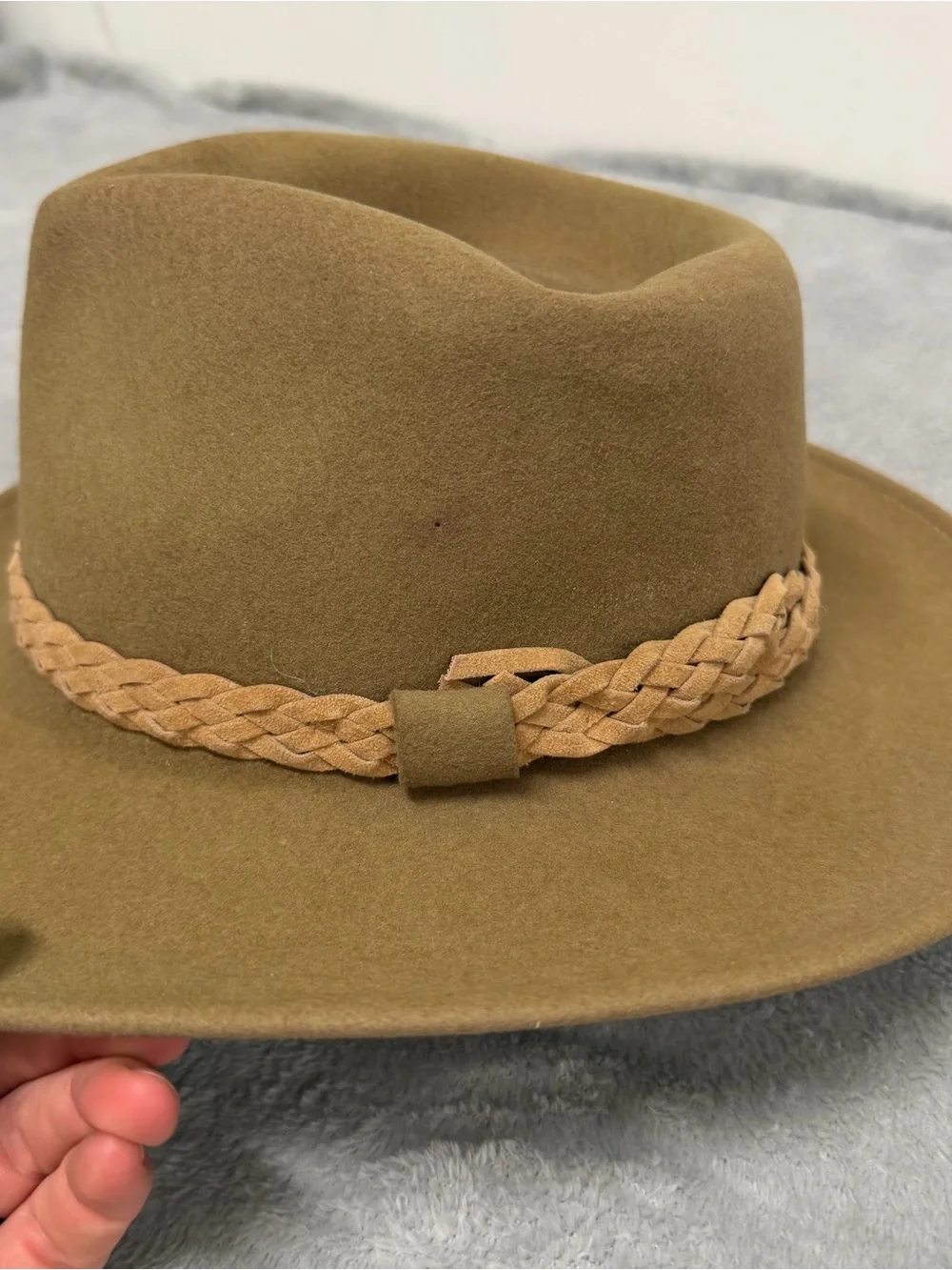 Vintage Orvis Bucket Hat Men's Small Brown 100% Wool Outdoor Fishing Fedora USA